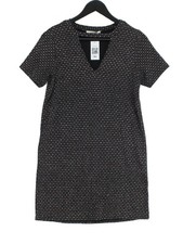 Oasis Bodycon Midi Dress S in Black