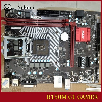 FOR MSI B150M G1 GAMER DDR4*2 LGA1151 DVI-D 32GB Micro-ATX Ｍotherboard Test OK