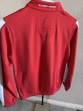 Scuderia Ferrari Red Track Jacket Kids Size 9-10Y Full Zip Racing Jacket