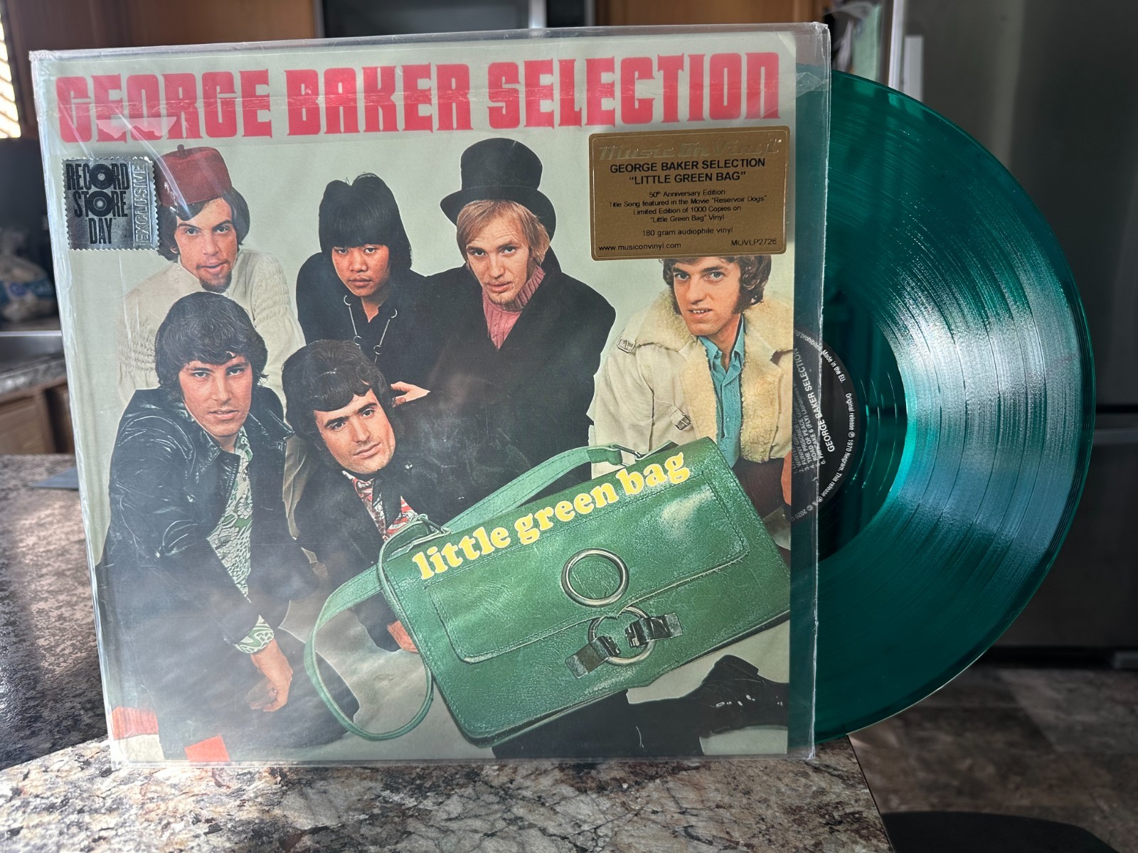 George Baker Selection Little Green Bag LP Green vinyl NM LTD #559/1000 MoV 2020