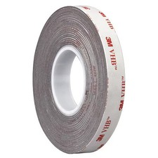 3m Foam Tape, Red, 5 yd L, 1 in W 4611 3m 4611 888519024324 Firm Foam Dark Gray
