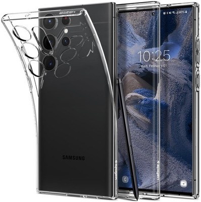 Spigen Liquid Crystal Schutzhülle für Samsung Galaxy S23 Ultra - Crystal Clear