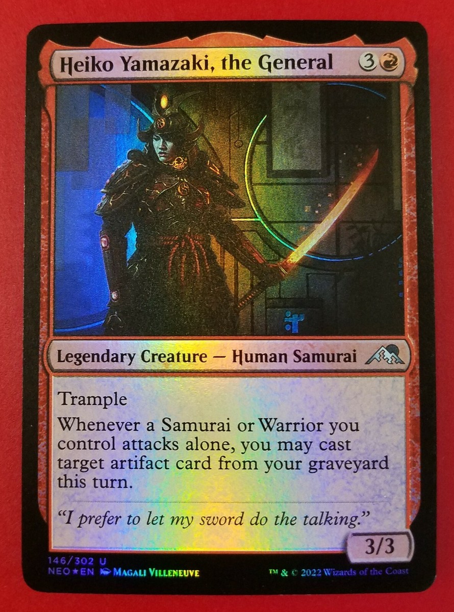 1x Heiko Yamazaki, the General | FOIL | Kamigawa Neon Dynasty