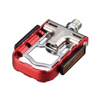 Bicycle Sapience Pedal Sapience Bicycle Folding Pedals Red