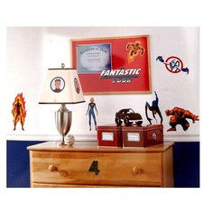 MARVEL FANTASTIC FOUR 20+ Room Decor Removabl...