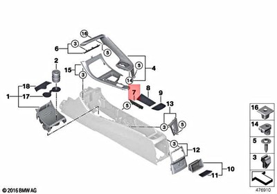 Genuine BMW X1 F39 F48 F49 X1 16d 18d 18dX 18i 18Li 20d 20dX Cover 51169335227