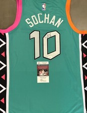 Jeremy Sochan Signed Autographed San Antonio Spurs Jersey JSA COA Certified