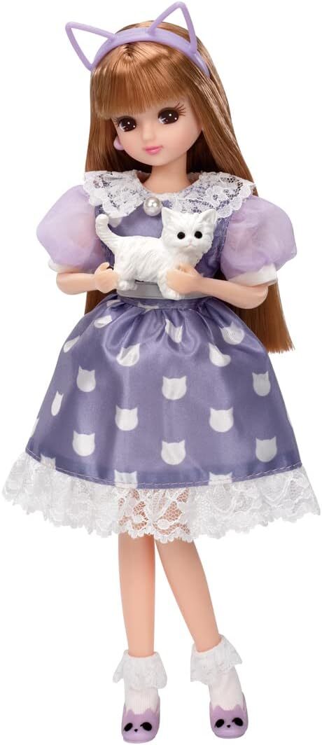 Takara Tomy Licca-chan Dress LW-16 I Love Cats Dress-up Play Toy