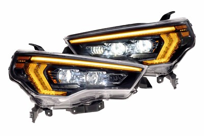 Morimoto LF2-531 XB EVO LED Headlights WHITE AMBER DRL for 14-24