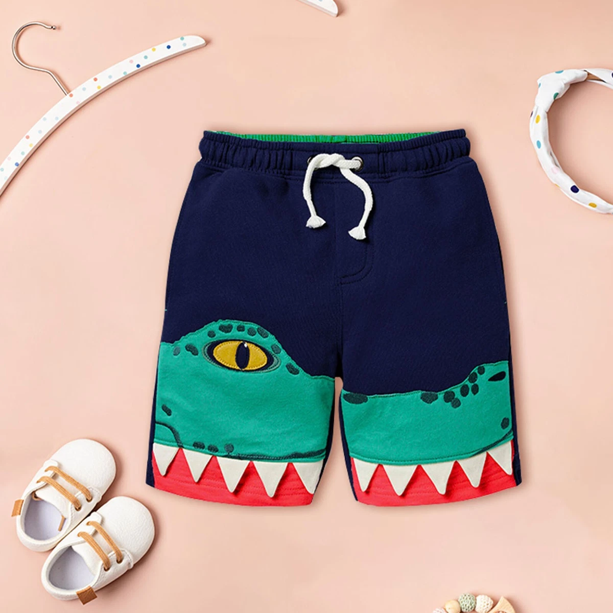 2023 The Children Cartoon Pattern Cotton Summer Autumn Short Pants Pants