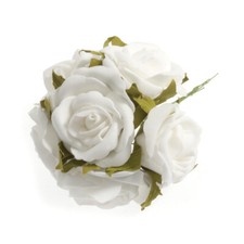 60mm Crafted Foam Rose head  in a box ( 6 Rose Head: Polyfoam )