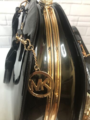 MICHAEL KORS Limited Edition Black Tote Bag Estilo 1981 Vtg Black Color - Picture 10 of 22