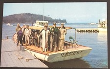 The Osprey Deep Sea Fishing Boat Frenchman’s Bay Maine Vintage Postcard