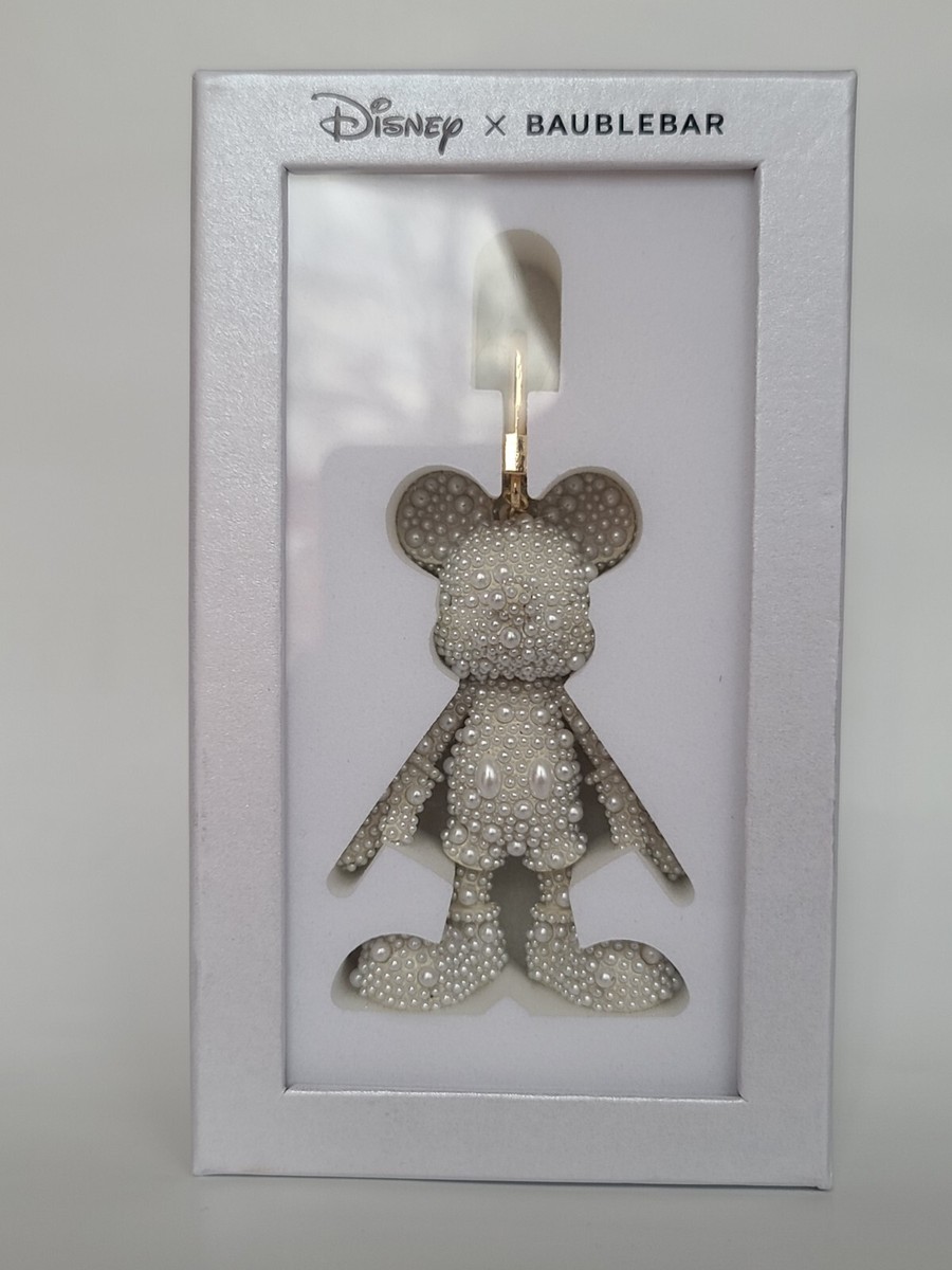 Disney x baublebar Mickey Mouse Beige Bag Charm NIB BAUBLEBAR Disney Mickey Mouse Simulated Pearl Bag Charm | HSN main image 3