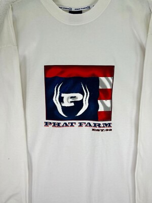 T-shirt Garçon Phat Farm - Taille M - Noir - Occasion En Très Bon état - Marque Streetwear