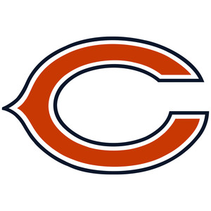 Chicago Bears NFL Vinyl Decal Sticker Reflective OFFICIAL NFL 3" Decal