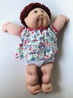 Vintage Cabbage Patch Kids Brown Hair Brown Eyes CPK Doll 1985
