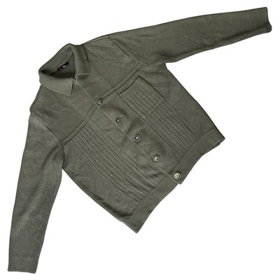 Diana Crylor (Austria) Vintage Heavy Weight Rib Knit Wool Workwear