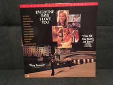 Everyone Says I Love You Laserdisc Widescreen 1996 Julia Roberts Woody Allen oop