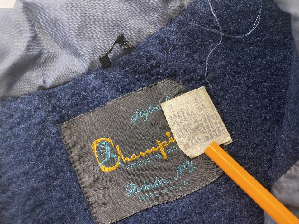 Винтажный 60-х Moose Lodge чемпион с подкладкой тренер куртка работает человек мужской XL - Изображение 4 из 4