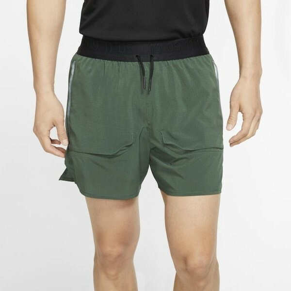 $75 Mens Nike Tech Pack Lined Running Shorts Zipper Pockets Green L BV5689-470 | eBay