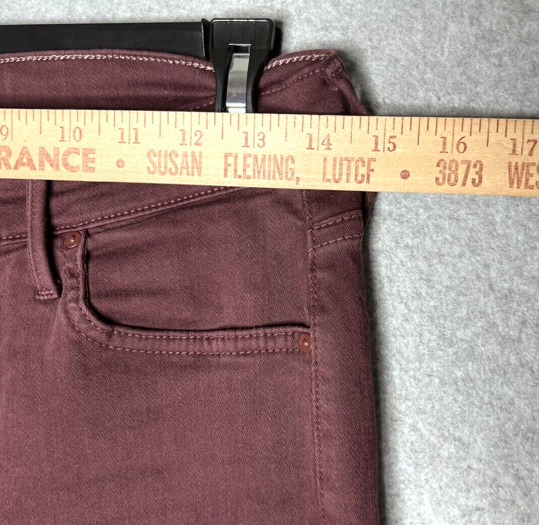 Mother Jeans The Rascal Ankle Fray Womens 28 Birds Of A Feather Stretch Denim