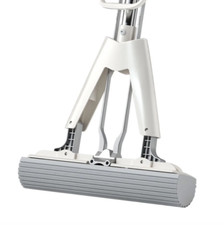 WHITE SUPER WONDER MOP PRO ULTRA ABSORBING DRYING SPONGE WITH ONE EXTRA MOP HEAD