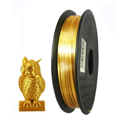 Silk Gold PLA Filament 1.75Mm 3D Printer Filament 0.5Kg Silky Shiny Shine PLA Ma