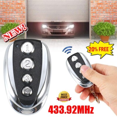 Universal Rolling Code Remote Control Key Fob Gate Garage Door-Opener-433.92MHZ