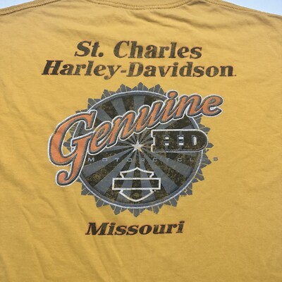 Harley Davidson T Shirt Mens L St Charles Missouri