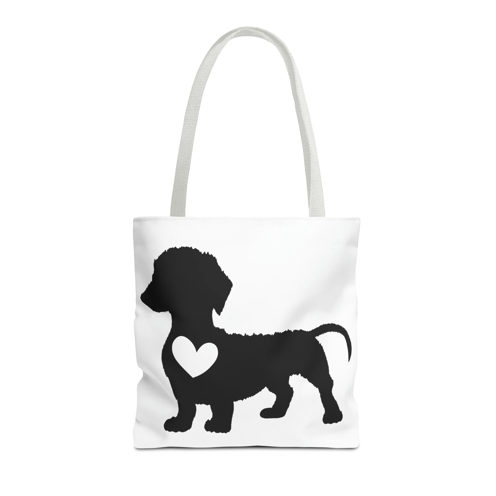 Dachshund Dog with a Heart Tote Bag (AOP)