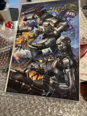 Transformers VS The Terminator #1 Alan Quah Wrap-Around Virgin Variant