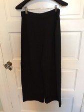 St John Knits Marie Gray Black Pants Size 8 Vintage USA
