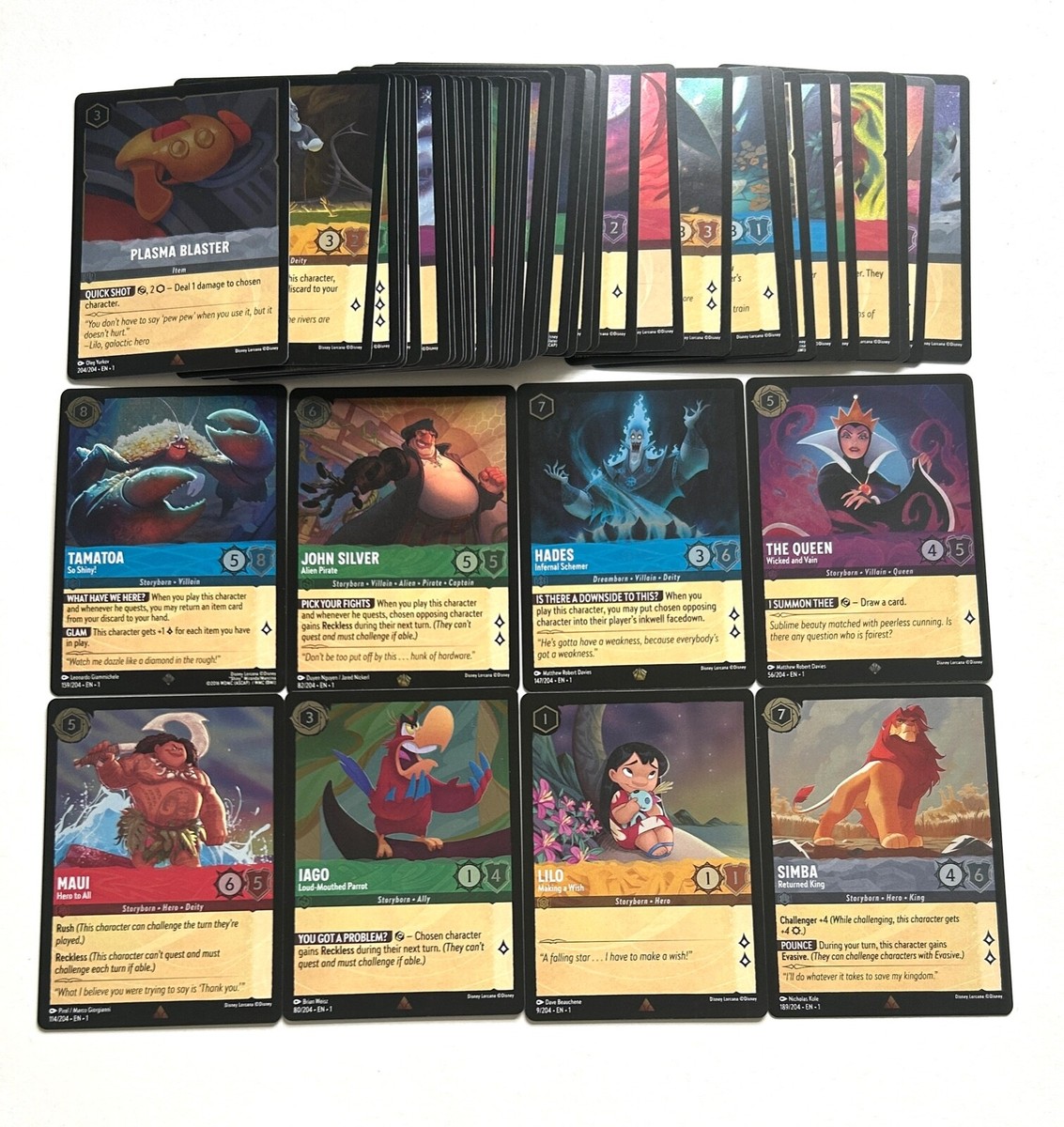Disney Lorcana The First Chapter Holo/Foil Cards /204 Legendary