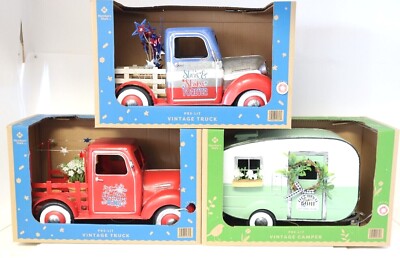 Member s Mark Pre-Lit LED Fresh Flower Market Vintage Camper or Truck