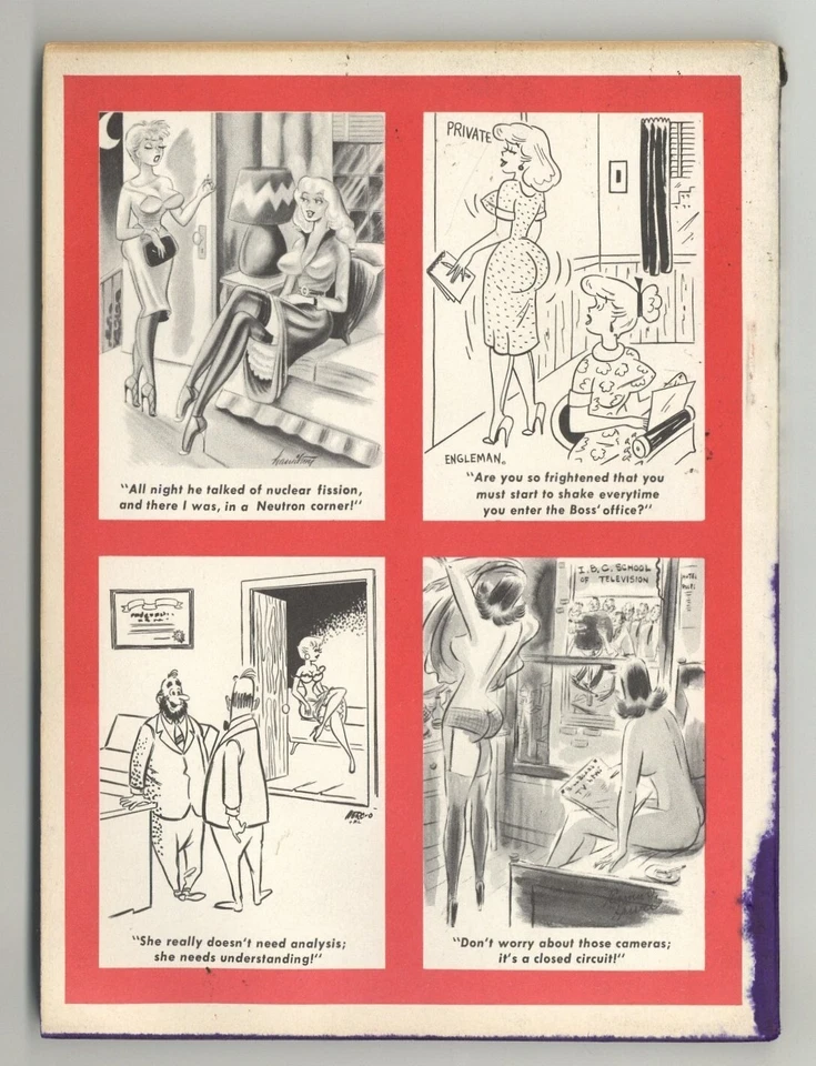 Gaze #24 Betty Page Maria Stinger Judy Hall 1959 Pinup Magazine Humorama M32139 - Image 2 of 2