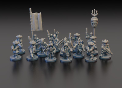 6mm/8mm/10mm/15mm Steppeninfanterie (Wake's Emporium)