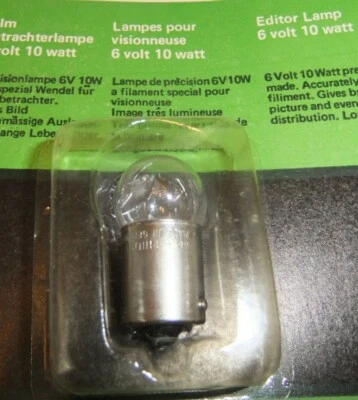Lampada lampadina proiettore FILM MOVIE EDITOR 6v 10w x 1 FOTOPIA MURRAY..., 20 fx