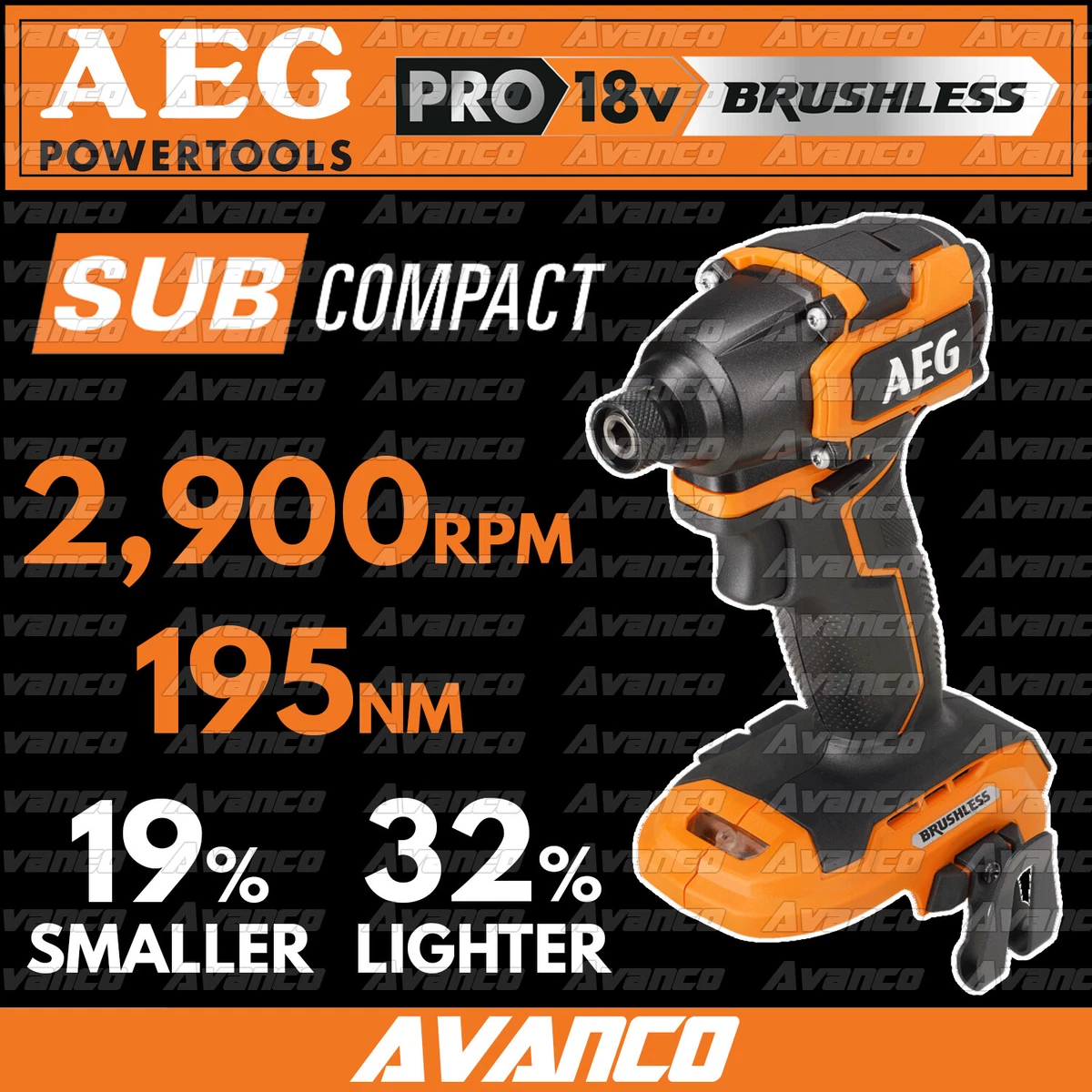 Aeg subcompact online 18v