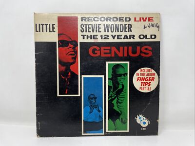 Little Stevie Wonder - 12 Year Old Genius LP - Tamla Mono | eBay