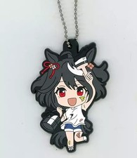 Kitasan Black rubber keychain Painter Style Uma Musume 7cm 2022 