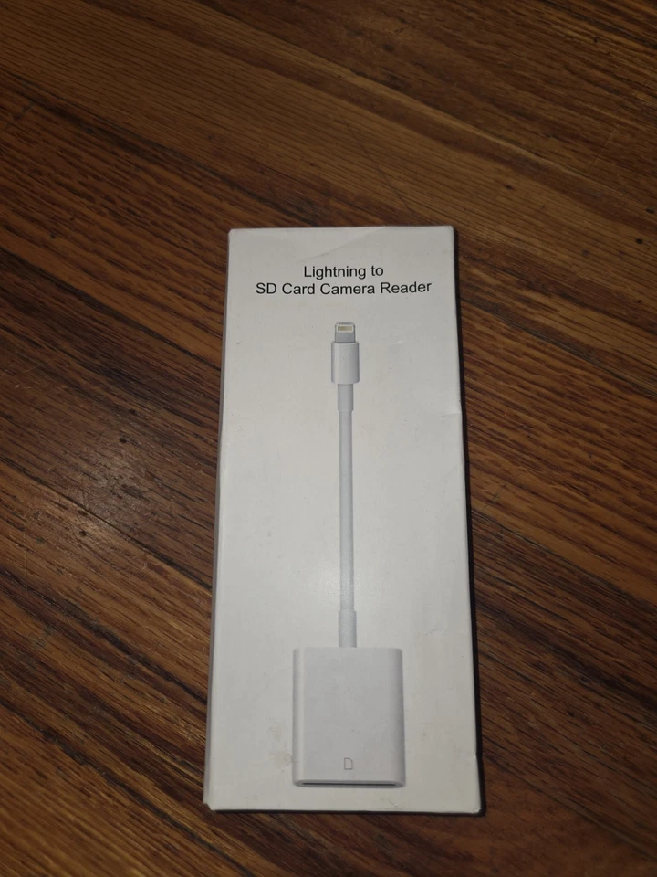 Apple Mfi Certified Lightning to SD Card Camera Reader for Iphone Ipad, Memory - Image 1 of 4