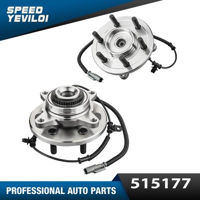 2 Front Wheel Bearing and Hub Assembly for 4x4 2018 - 2020 Ford F-150 w/ABS 6Lug
