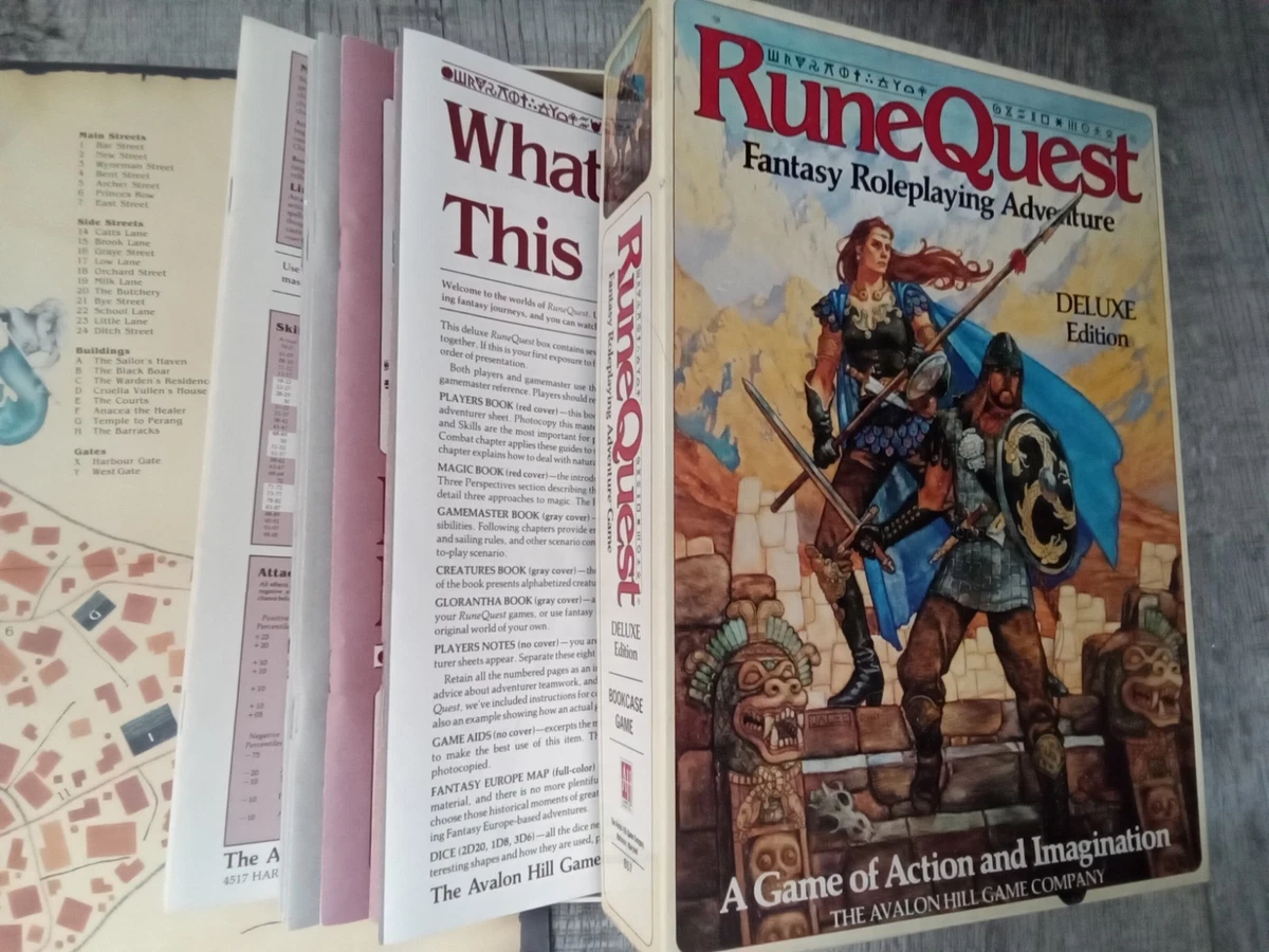 Nordi Roleplaying For RuneQuest - Vikings - Avalon Hill - 1985