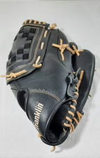 Franklin Sports Baseball Glove Adult Pro Flex Series 13.0" Right Hand RHT Black