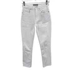 Everlane Straight Leg High Rise White Jeans Cropped Ankle Casual Women Sz 24