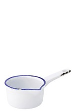 Milk Pan Avebury Rimmed Enamel Blue Home 3.75" (9.5Cm) 6.75Oz / 19Cl Pack Of 12