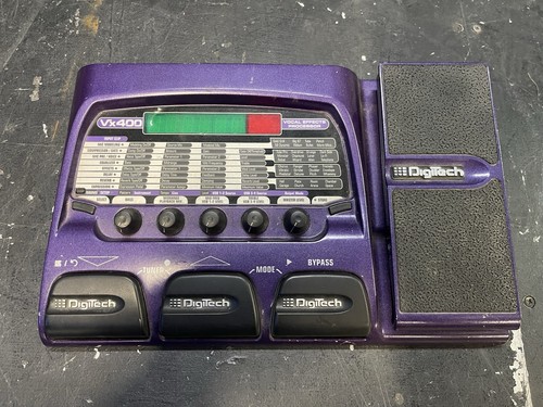 Digitech Vx400 Processore Effetti Vocali Pedale Pavimento FX Unità Campionatore Microfono