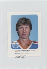 1982-83 Red Rooster Edmonton Oilers Grocery Store Issue Garry Unger #77 1d0j