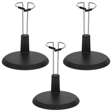 3 Pcs Glow Stick Display Stand Toy Figure Stands Action Holder Holders